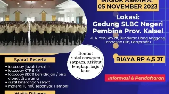 DIKLATSAR GADA PRATAMA KALIMANTAN SELATAN KE 56 PT PRIMA SEKURITIN INDONESIA