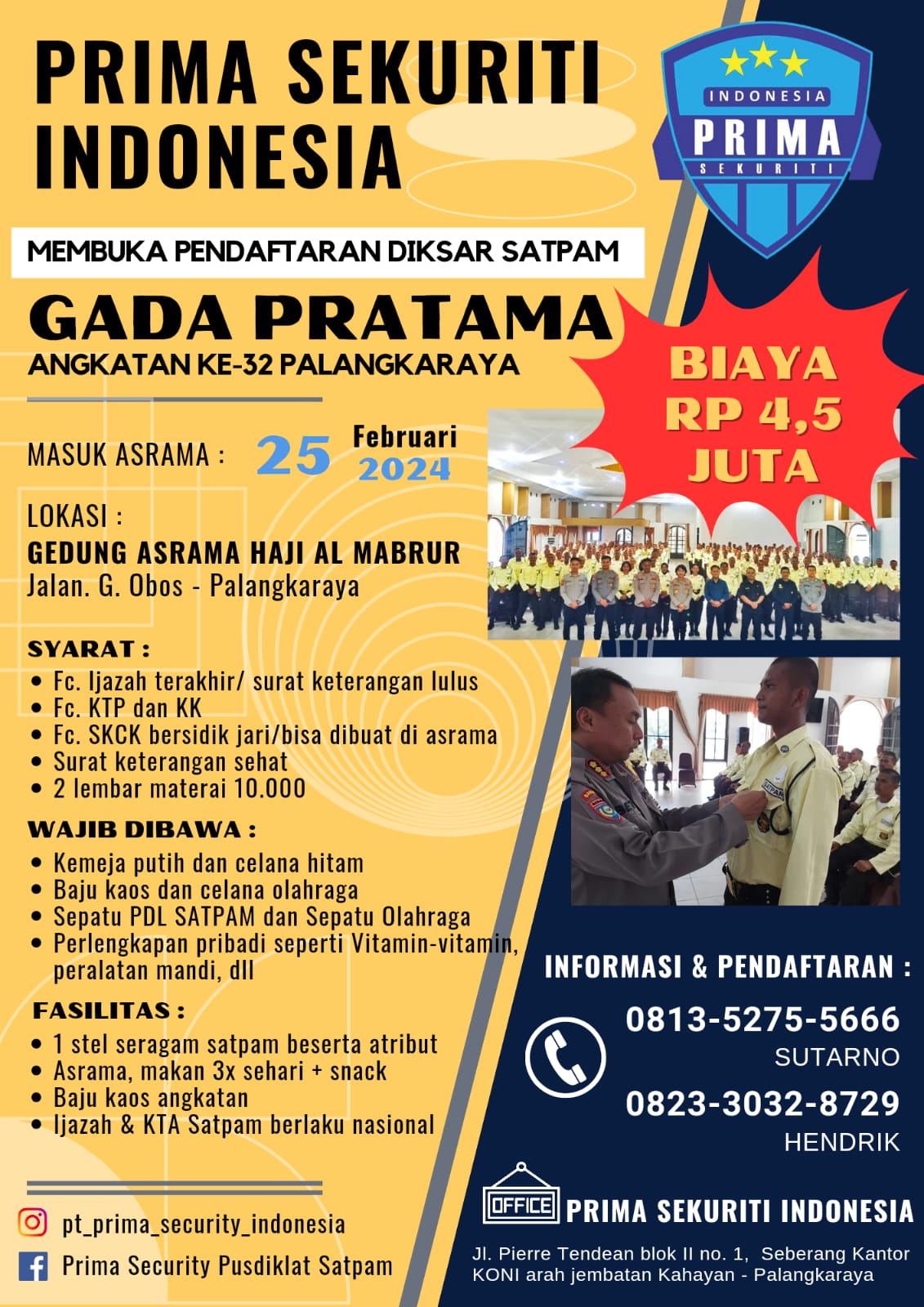 Gada Pratama Angkatan ke 32 Kota Palangka Raya Tahun 2024